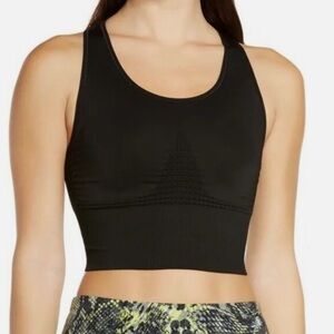 Sweaty Betty Black Stamina Longline Sports Bra